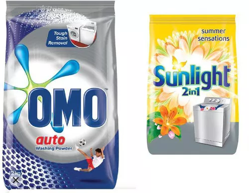 Omo and Sunlight detergents